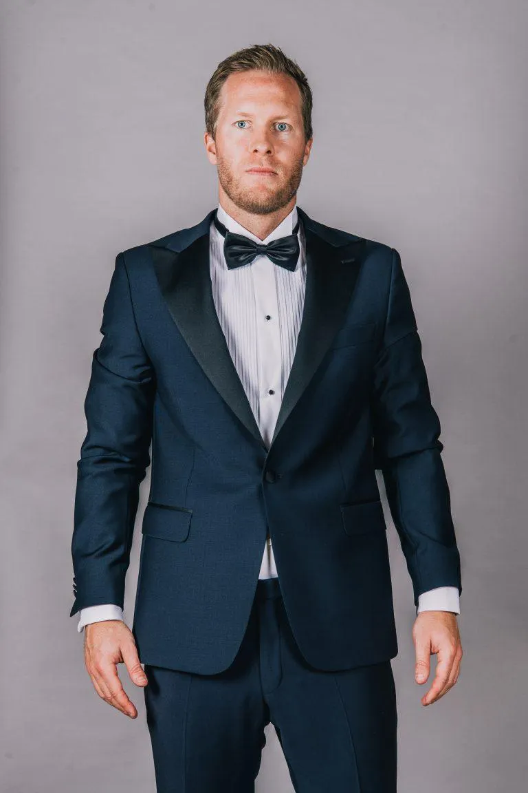 Frampton smokingjakke – Marine