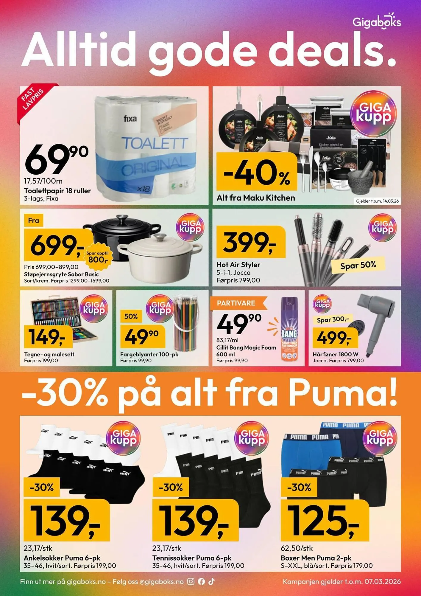 Gigaboks kundeavis fra 2. mars til 7. mars 2026 - kundeavisside 2