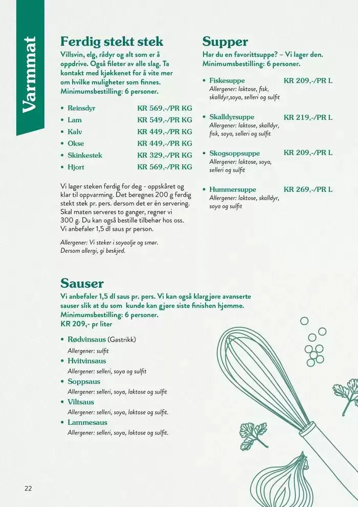 Rabatter og kampanjer fra 22. november til 6. desember 2024 - kundeavisside 22
