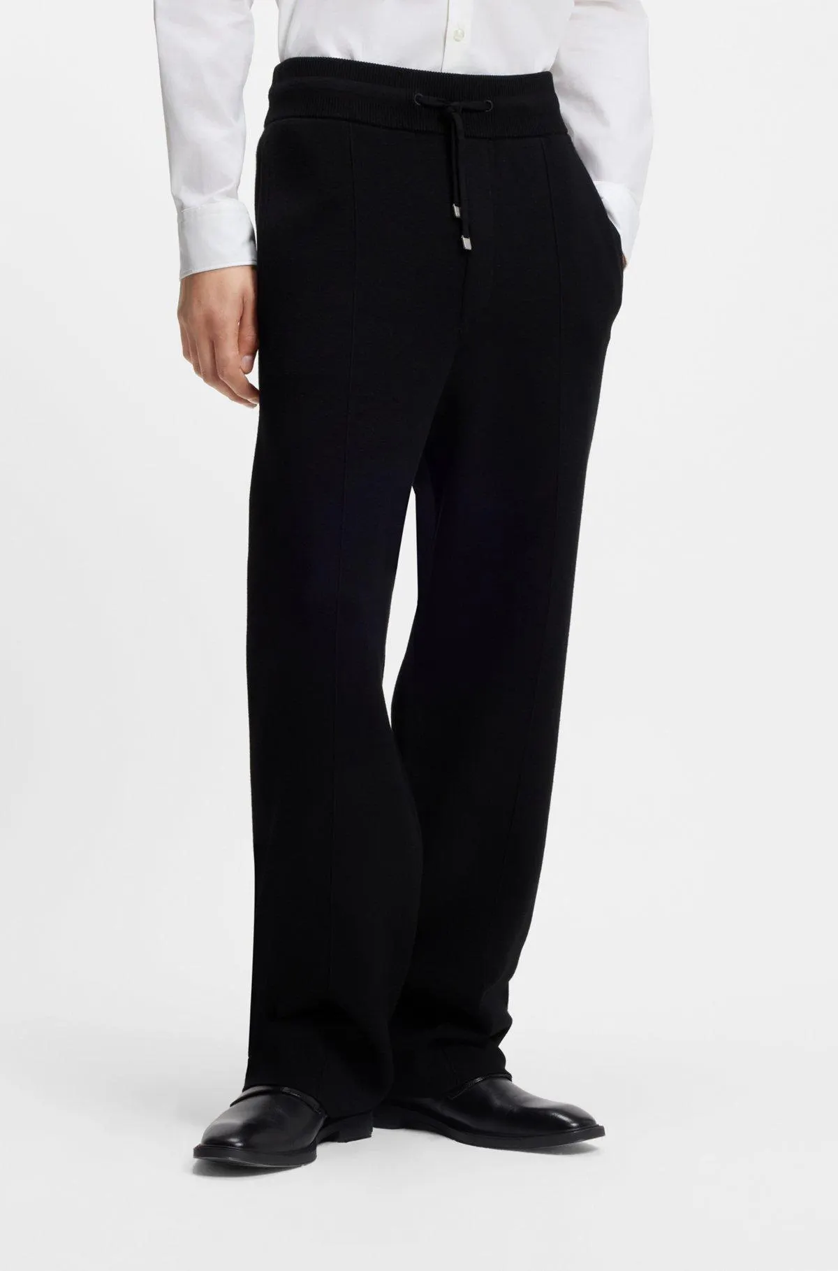 Relaxed-fit trousers with drawcord