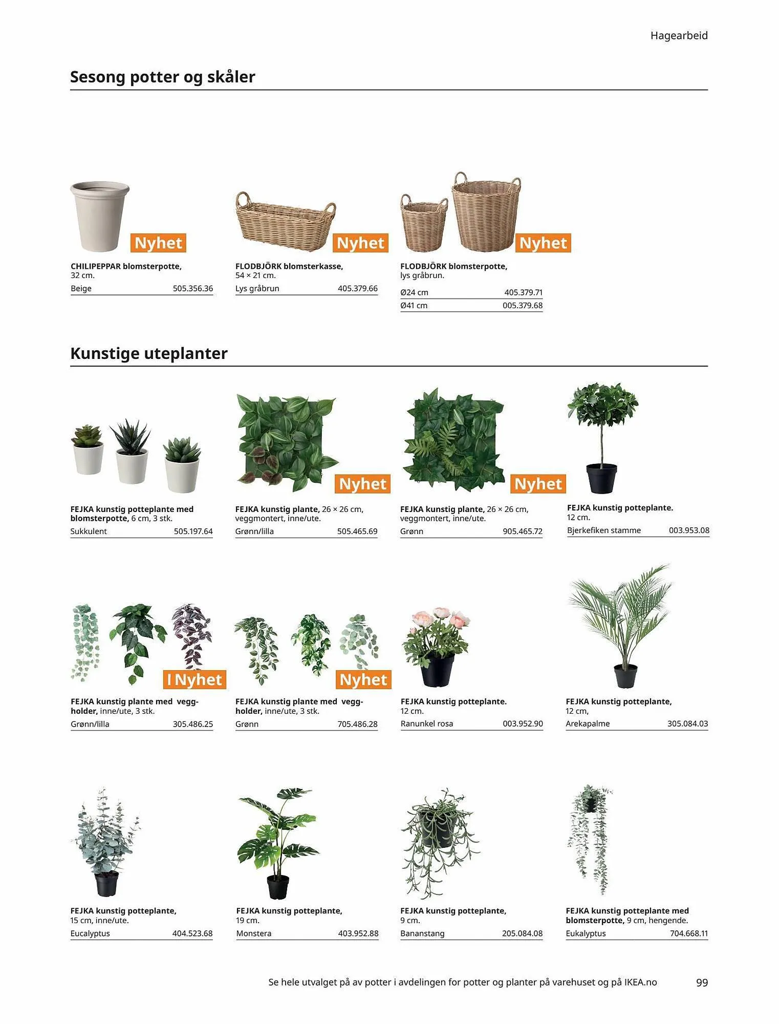 IKEA Kundeavis fra 5. mai til 31. august 2023 - kundeavisside 99