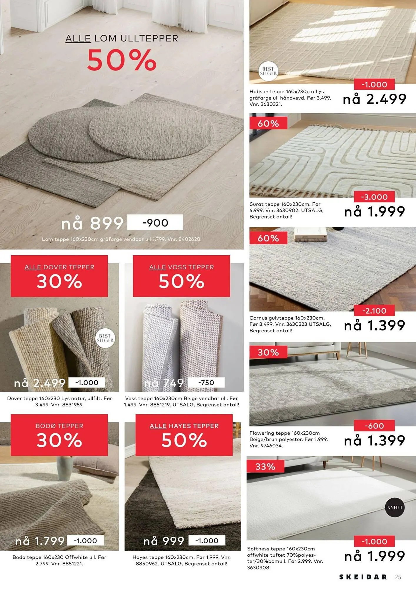 Skeidar kundeavis fra 3. november til 9. november 2025 - kundeavisside 25