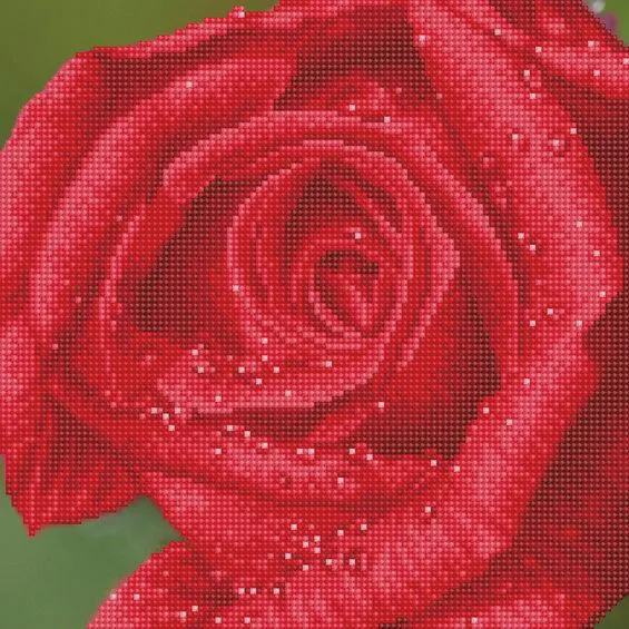 Diamond Dotz Rose Dew – diamond painting, 30,5×30,5 cm, 10449 dotz
