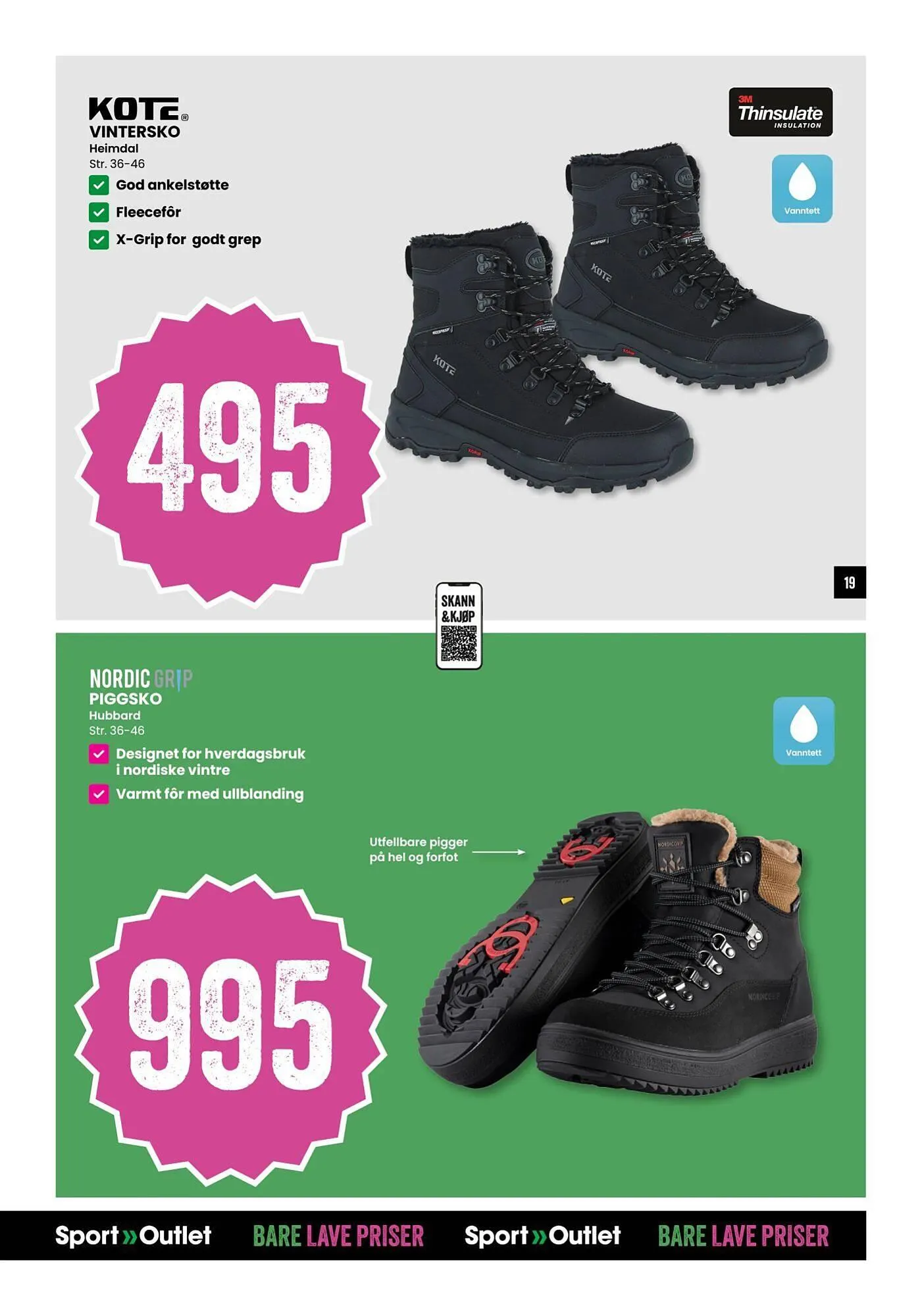 Sport Outlet kundeavis fra 4. november til 16. november 2025 - kundeavisside 19