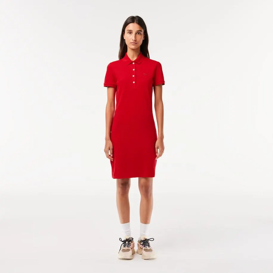 Women's Stretch Cotton Piqué Polo Dress