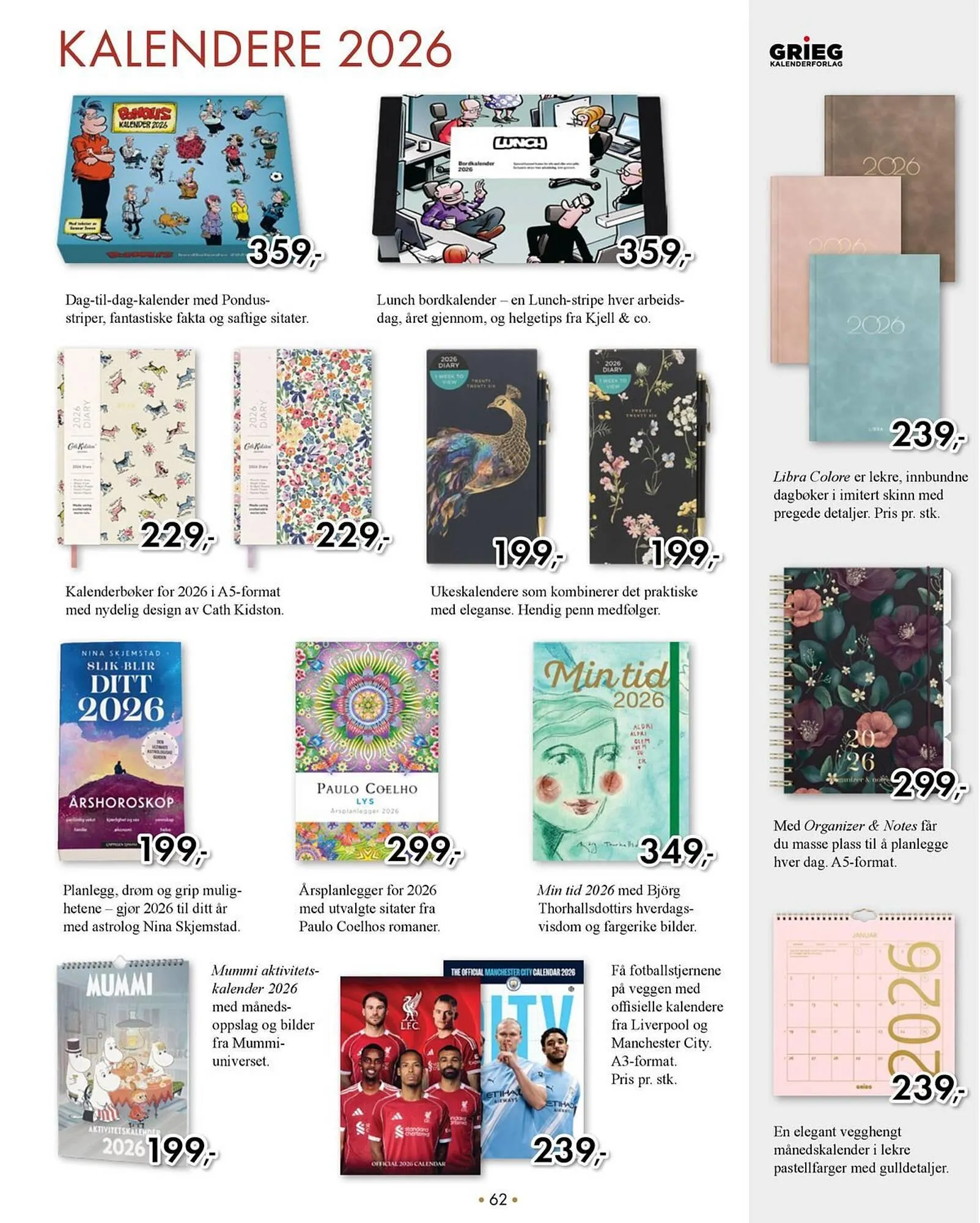 Norli kundeavis fra 2. desember til 31. desember 2025 - kundeavisside 62