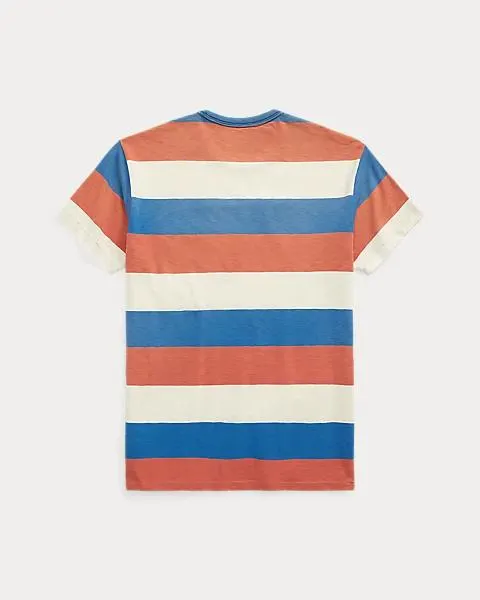 Striped Jersey Pocket T-Shirt