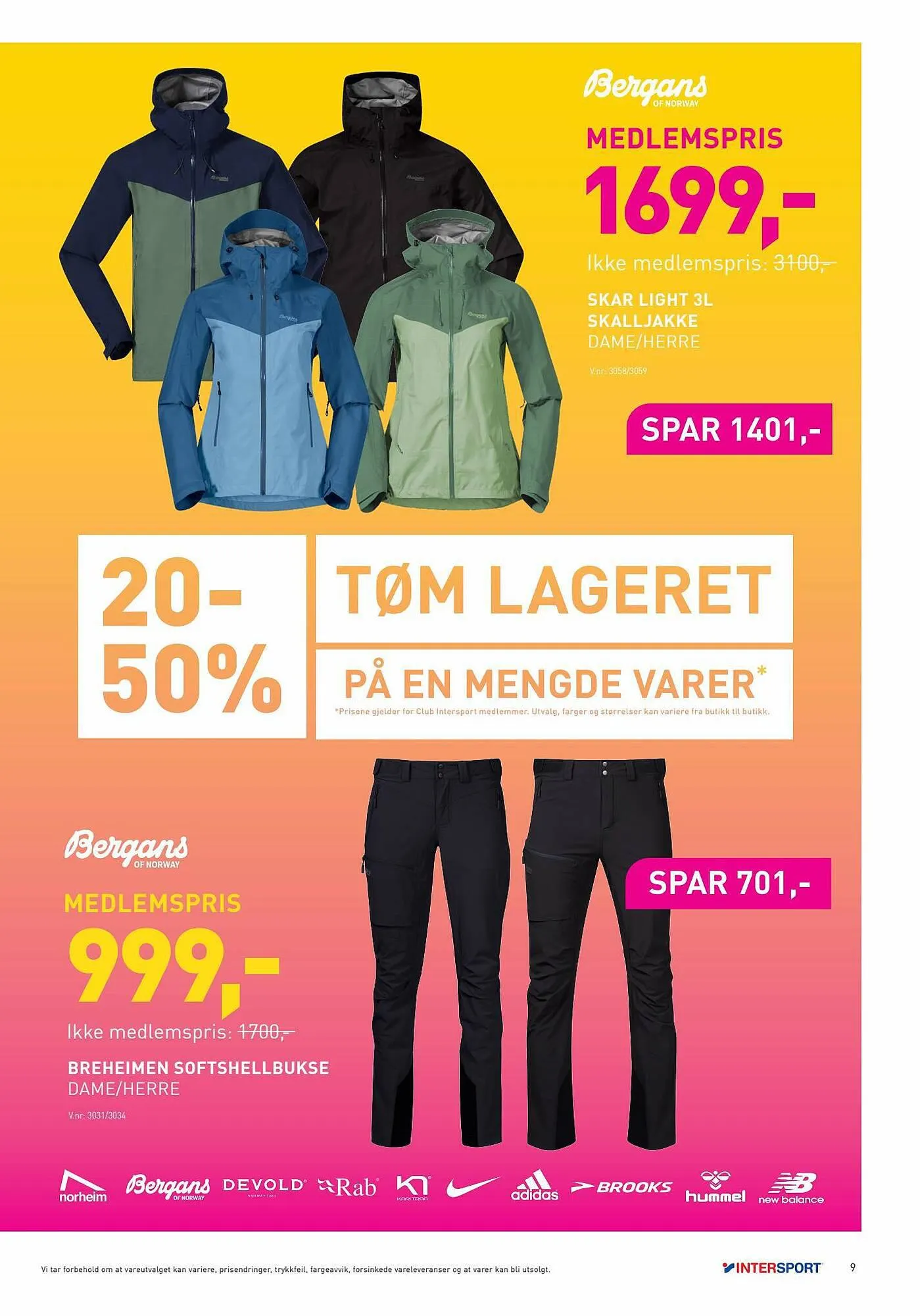 Intersport Kundeavis fra 18. september til 30. september 2023 - kundeavisside 9