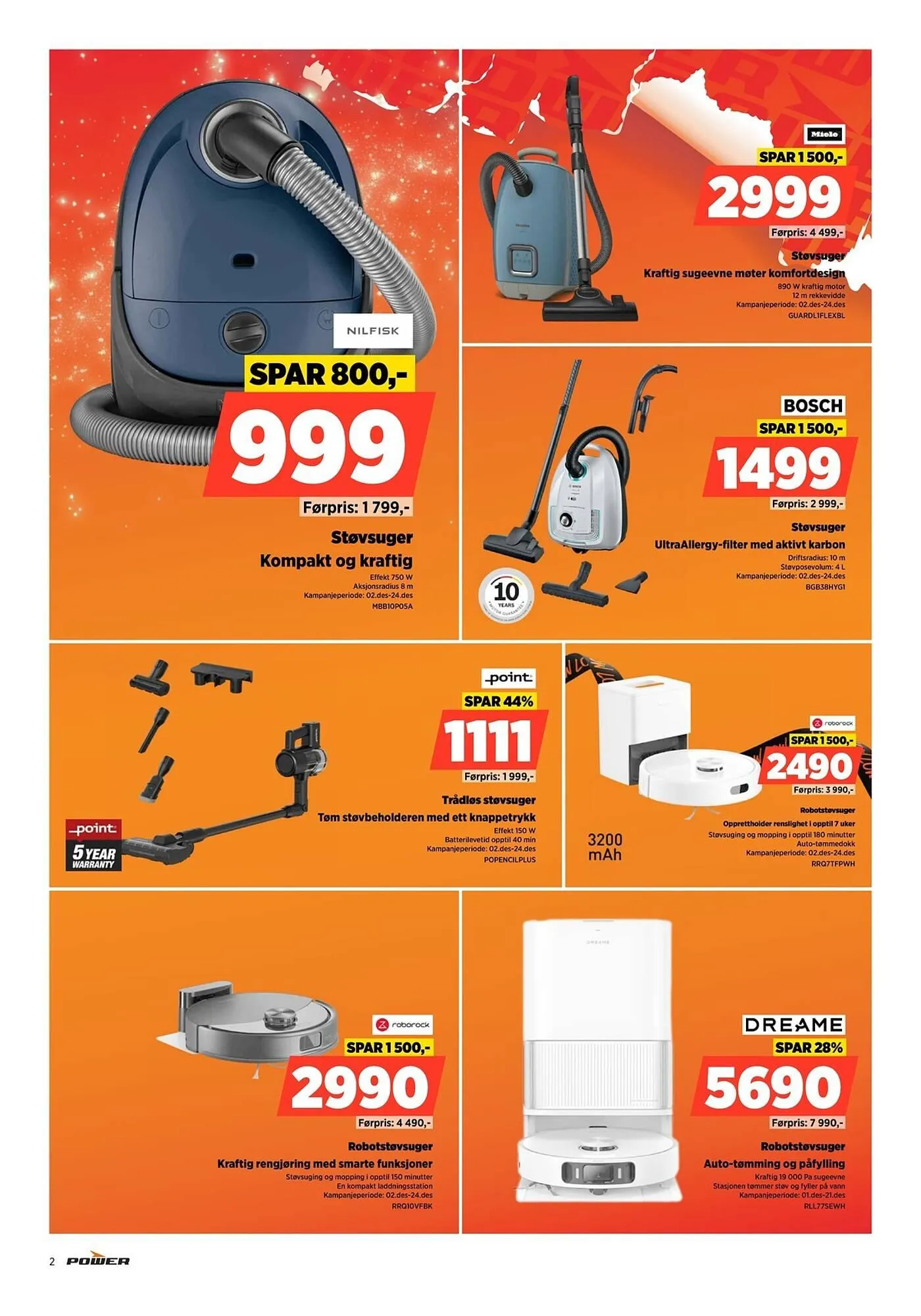 POWER kundeavis fra 1. desember til 7. desember 2025 - kundeavisside 2