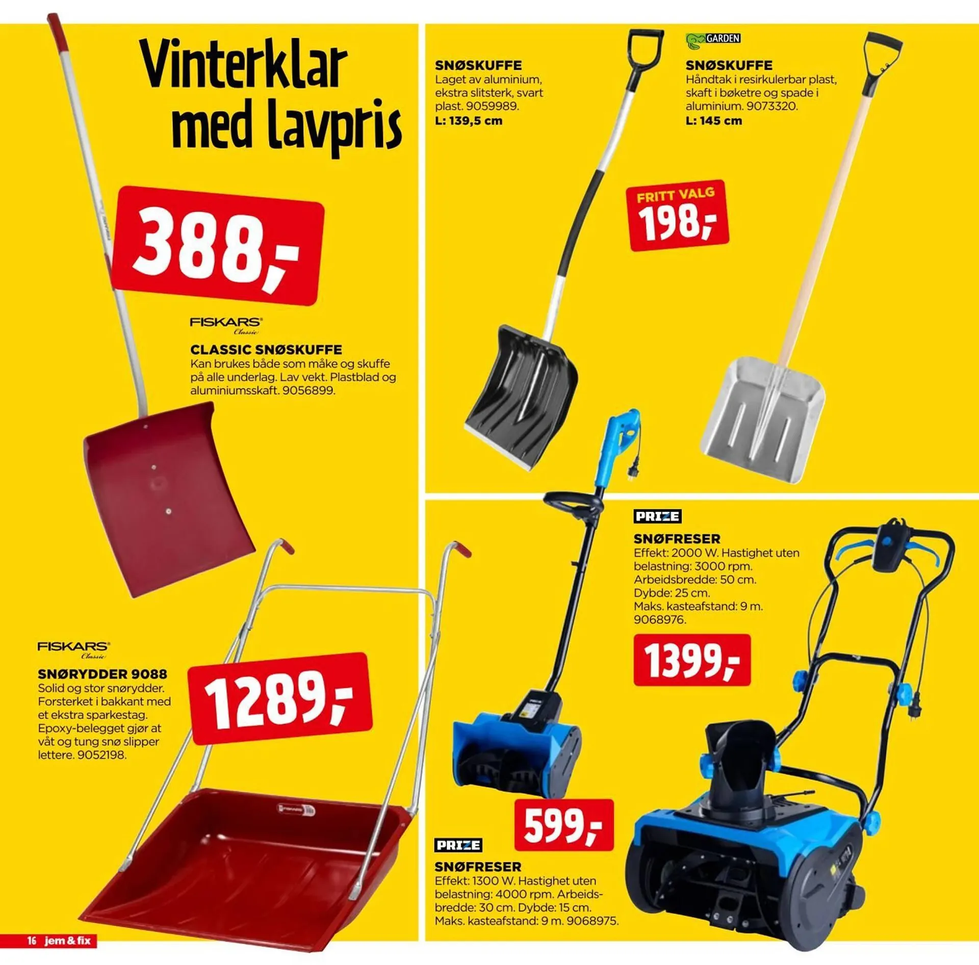 jem & fix Kundeavis fra 25. januar til 8. februar 2025 - kundeavisside 16