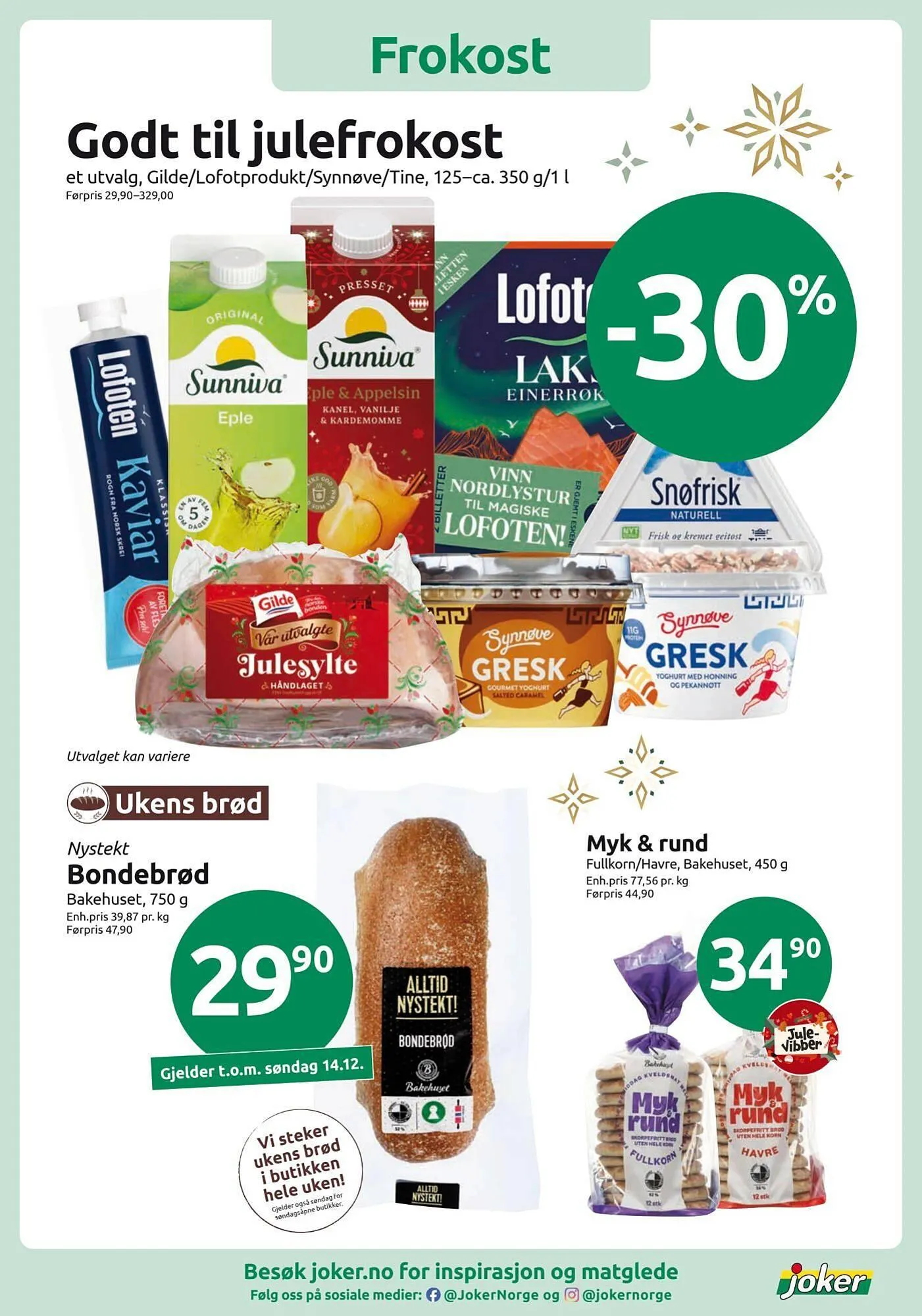 Joker kundeavis fra 9. desember til 14. desember 2025 - kundeavisside 2