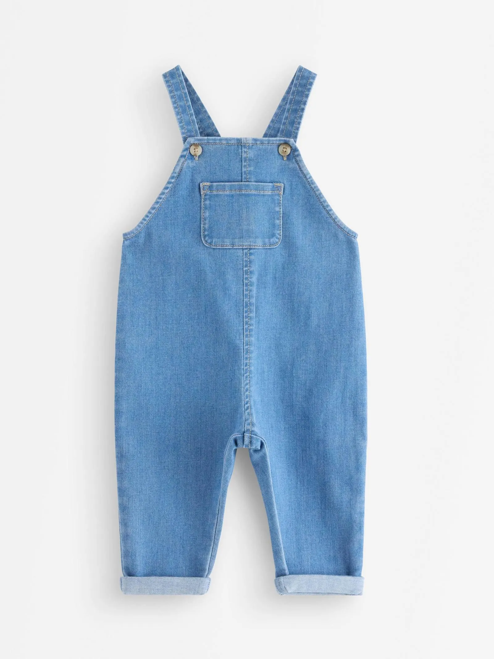 Snekkerbukse med denim-look