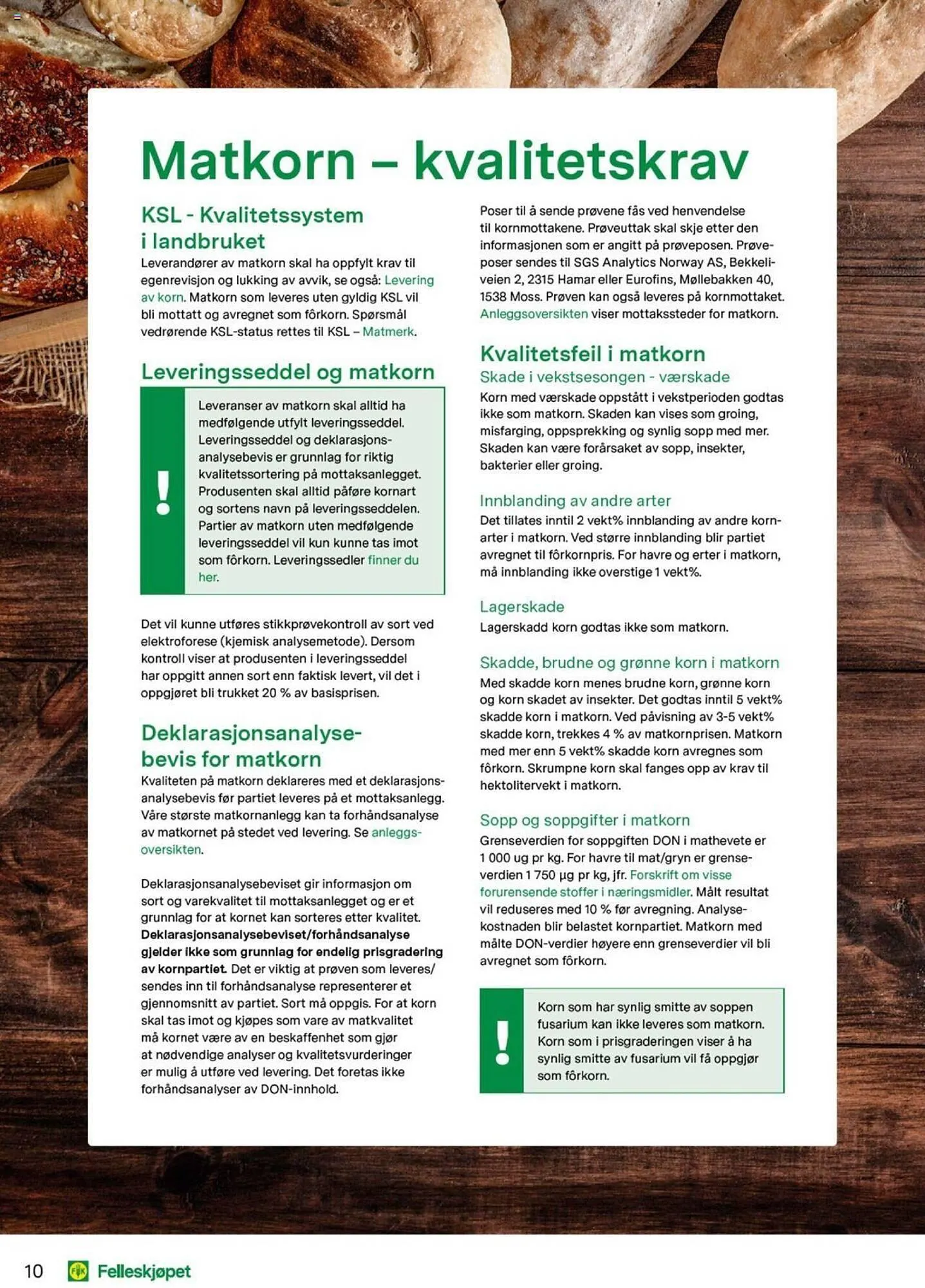 Felleskjøpet Kundeavis fra 20. juni til 31. desember 2025 - kundeavisside 10