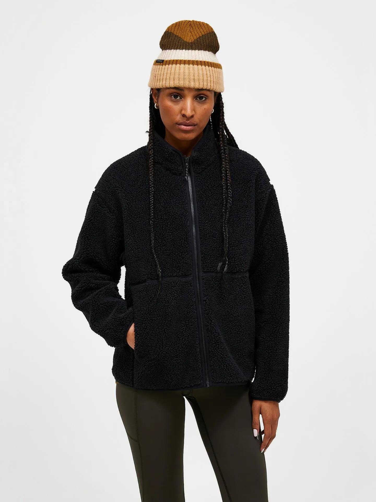 Solid Heavy Pile Jacket Women