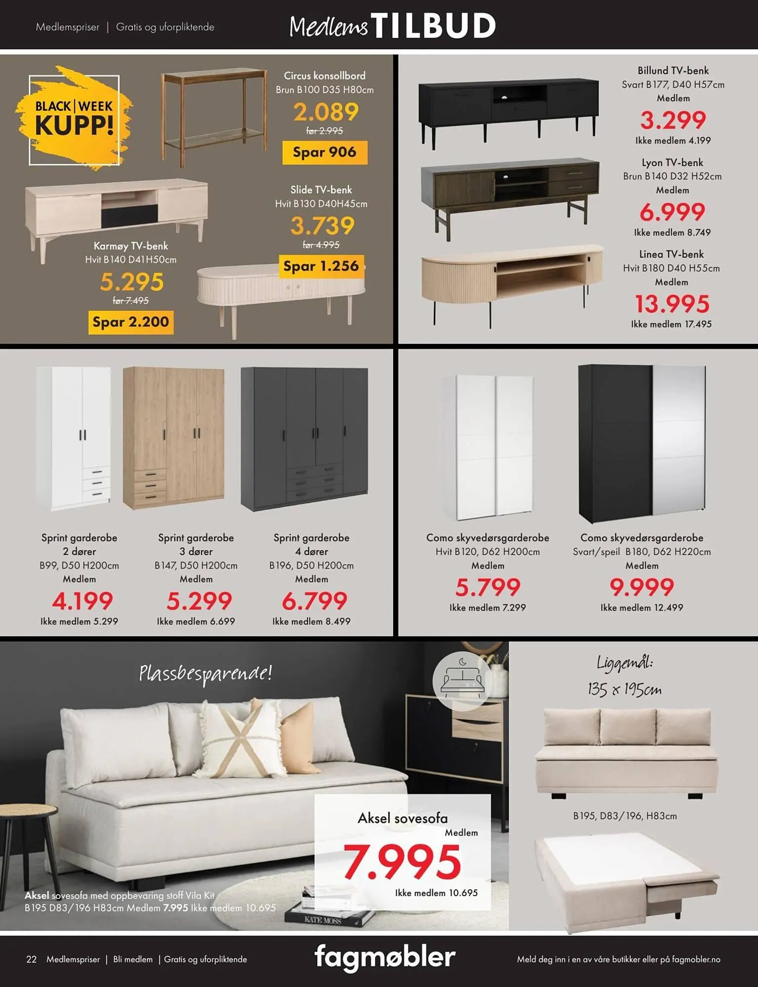 Fagmøbler kundeavis fra 1. november til 30. november 2025 - kundeavisside 22