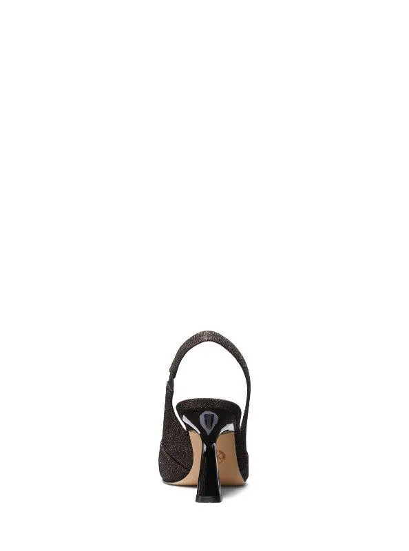 Chelsea Sling Heels Black/Bronze