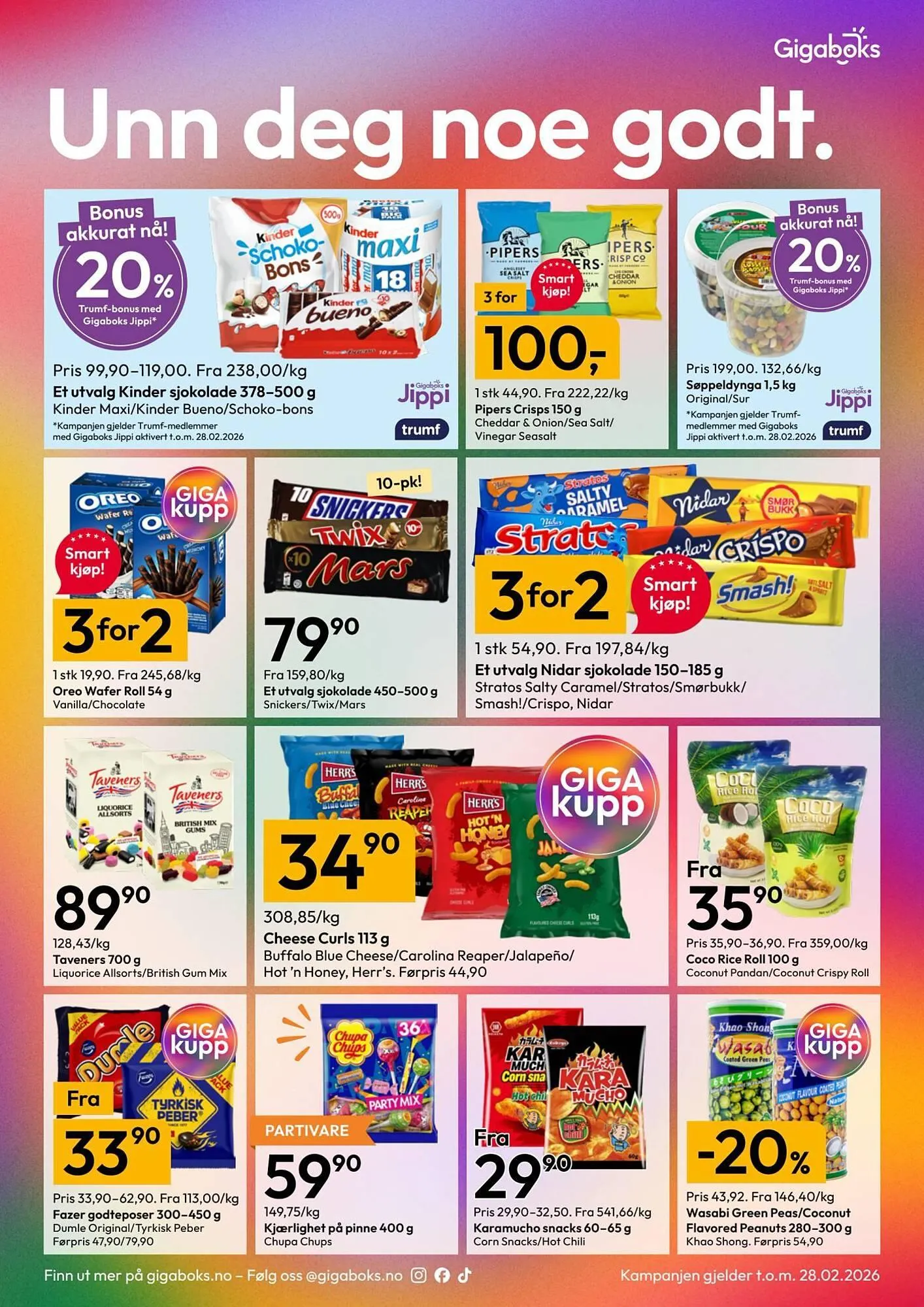 Gigaboks kundeavis fra 23. februar til 1. mars 2026 - kundeavisside 4