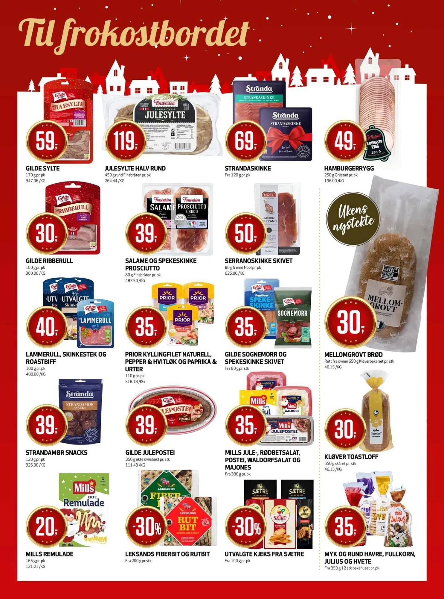 Bunnpris kundeavis fra 1. desember til 8. desember 2025 - kundeavisside 10