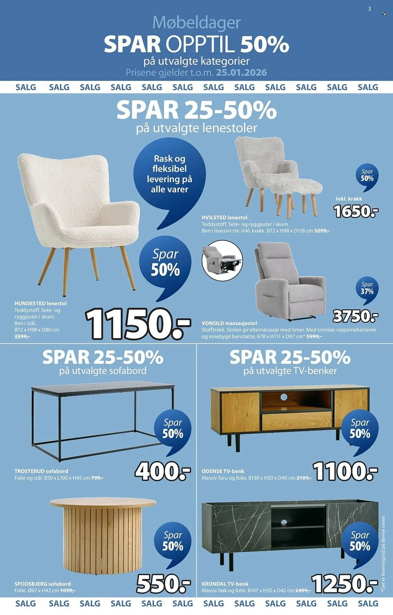 JYSK kundeavis fra 24. desember til 10. januar 2026 - kundeavisside 3
