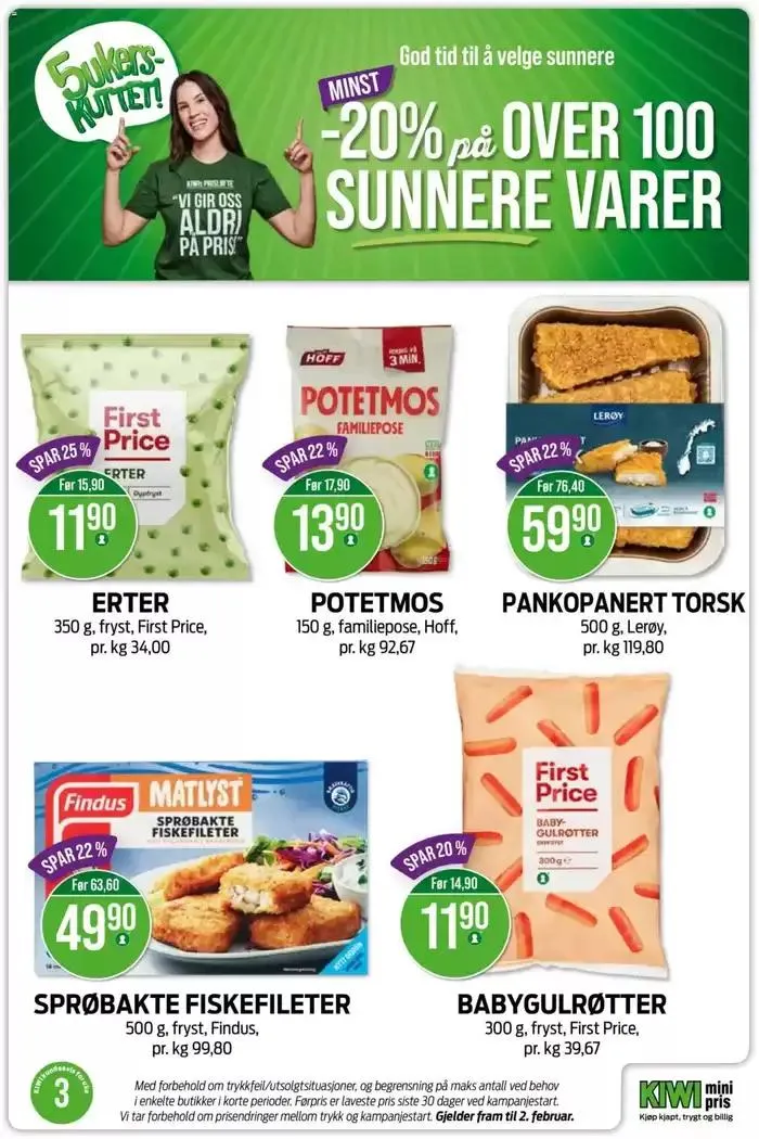 Kiwi Kundeavis fra 13. januar til 19. januar 2025 - kundeavisside 24