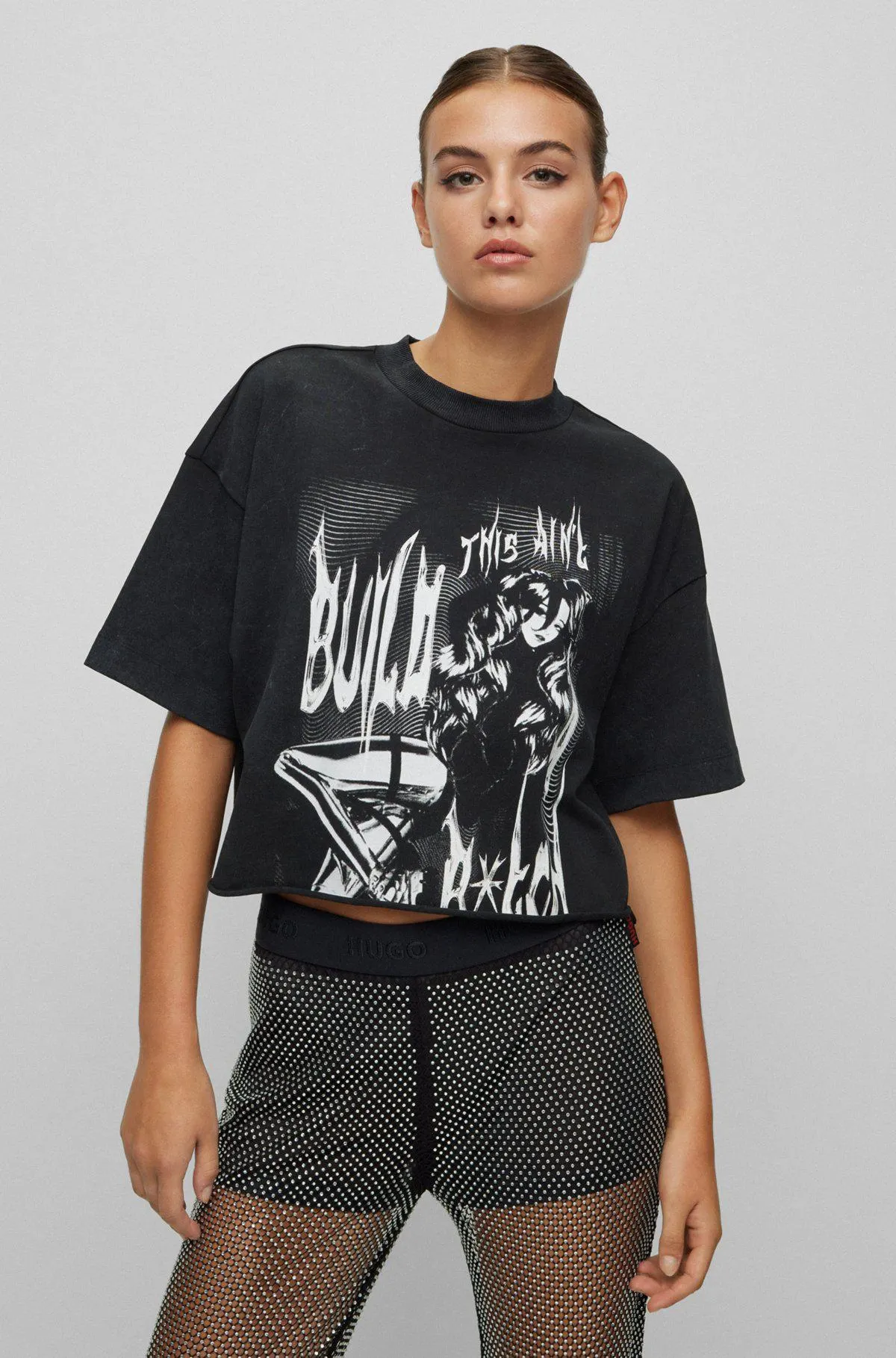 HUGO x Bella Poarch relaxed-fit T-shirt