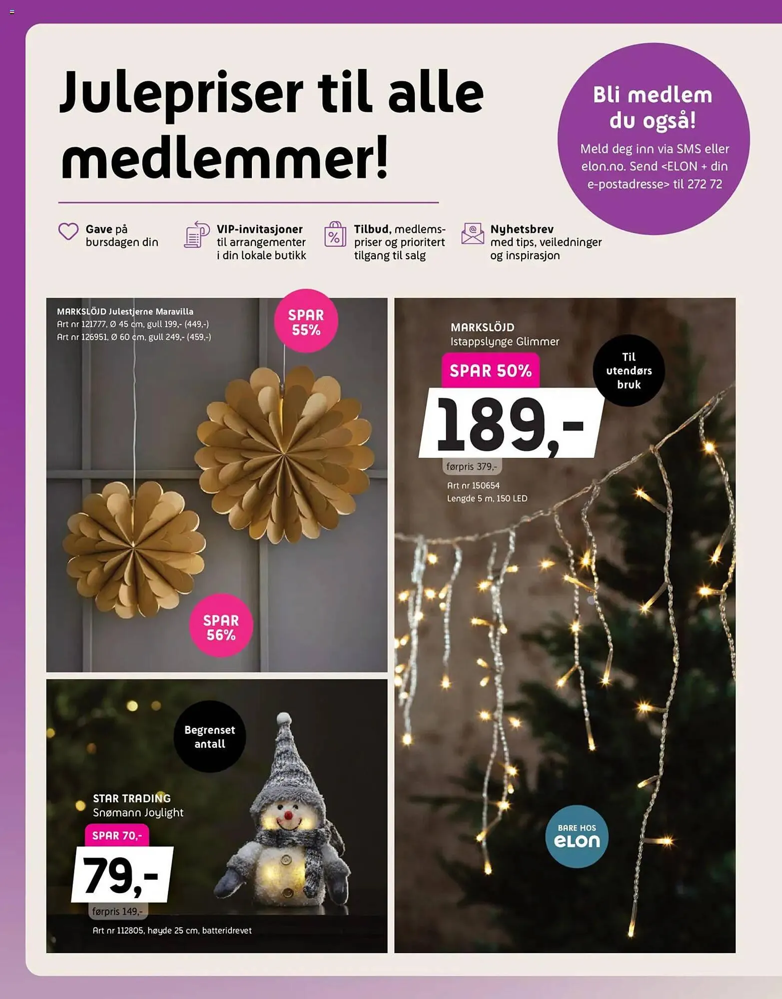 ELON kundeavis fra 3. november til 7. desember 2025 - kundeavisside 2