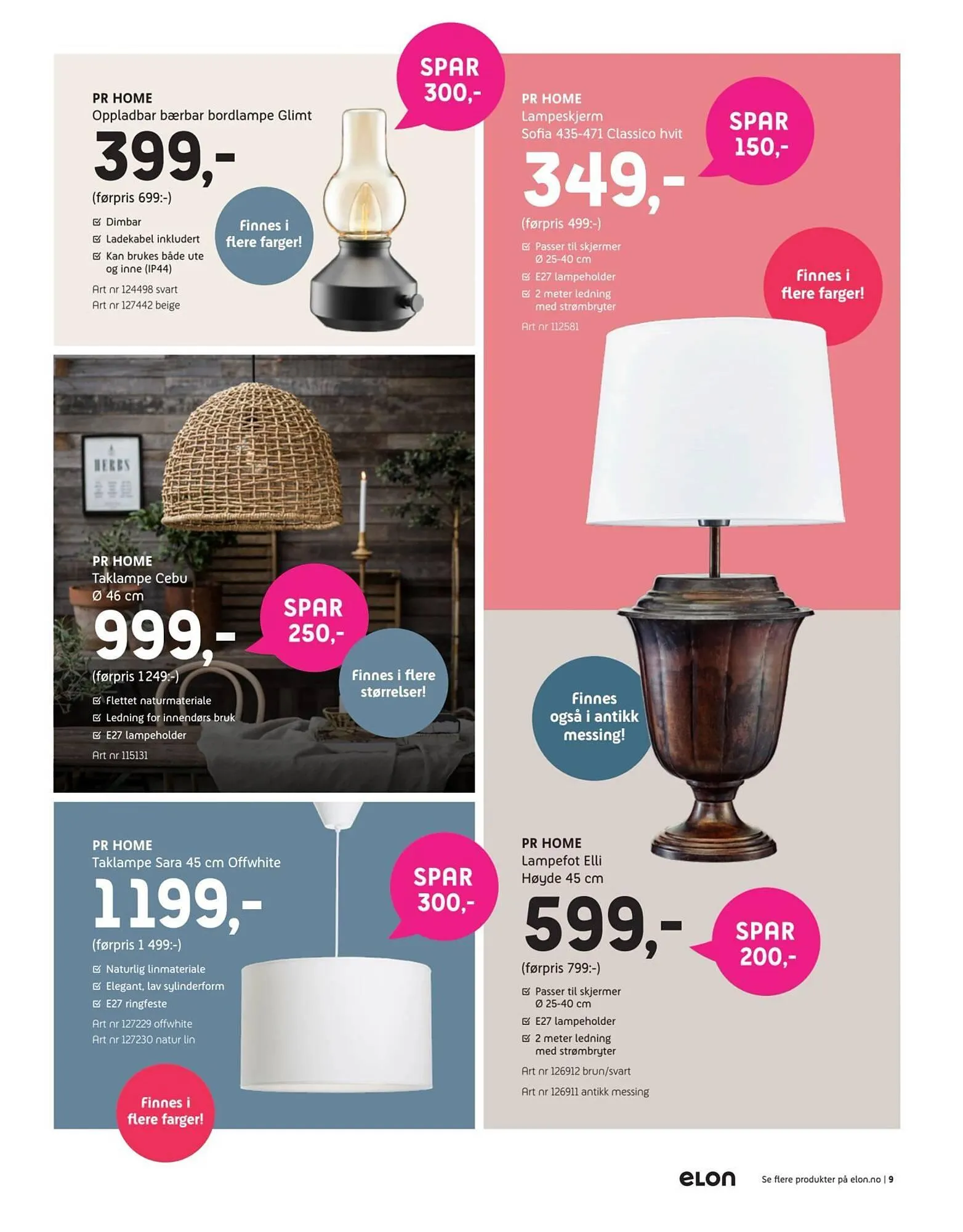 ELON Kundeavis fra 20. oktober til 10. november 2024 - kundeavisside 9