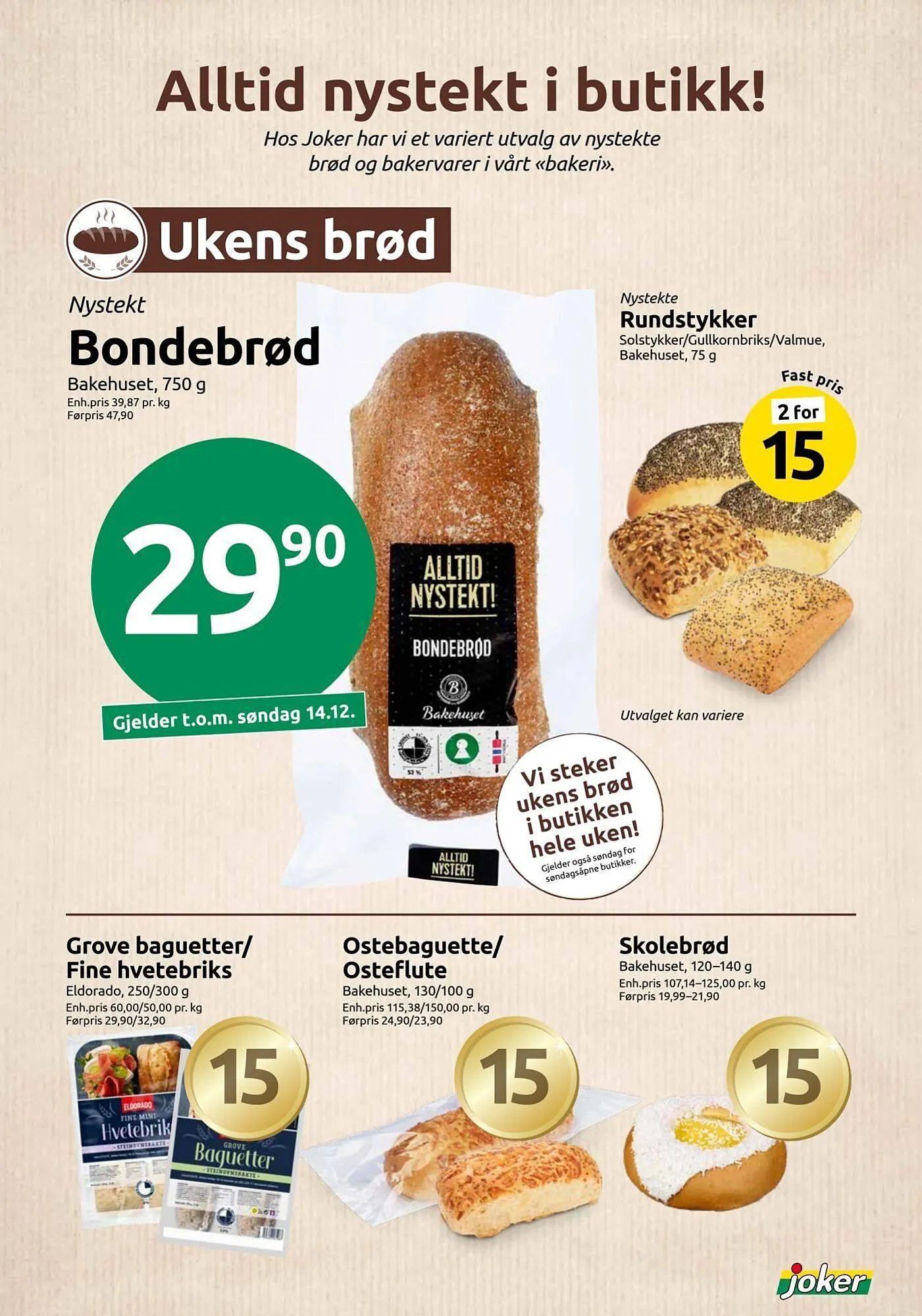 Joker kundeavis fra 2. desember til 7. desember 2025 - kundeavisside 9