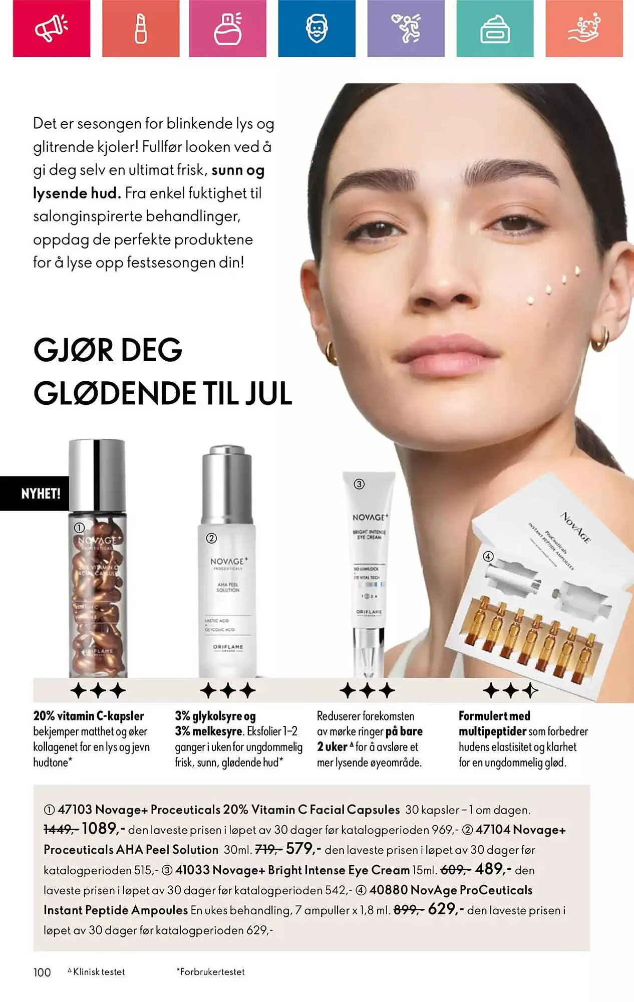 Oriflame Kundeavis fra 14. november til 4. desember 2024 - kundeavisside 100