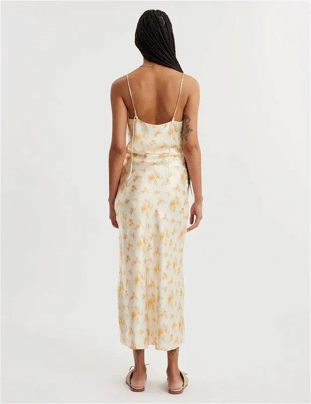 Eila Print Dress Yellow Mix