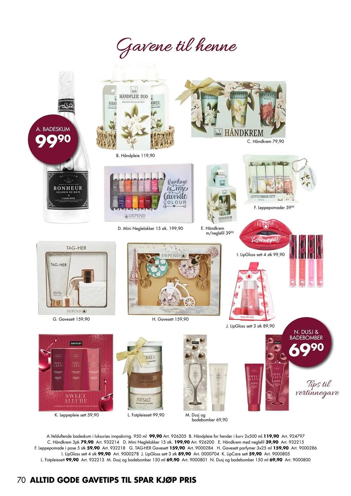 Sparkjøp kundeavis fra 20. oktober til 24. desember 2025 - kundeavisside 70