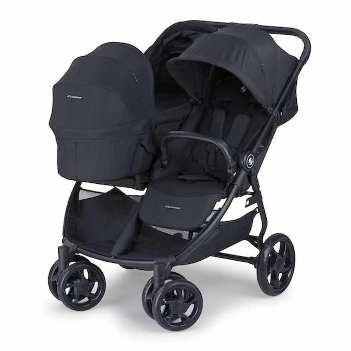 Crescent | Lightway Søskenvogn M /bag | Black