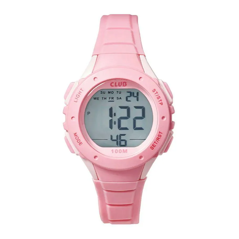 Barneklokke Kronograf Rosa 32 mm