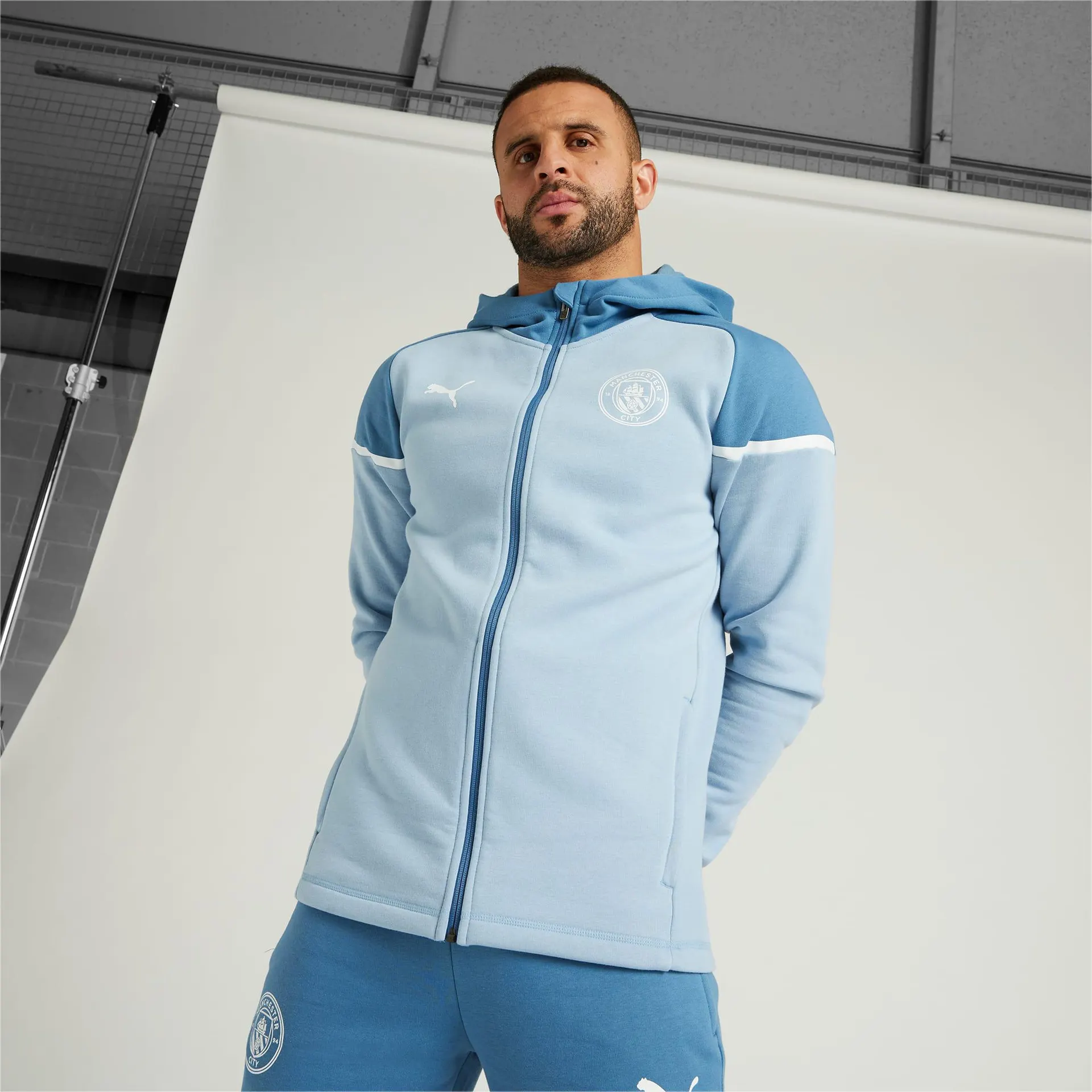 Manchester City Football Casuals Hooded Jacket