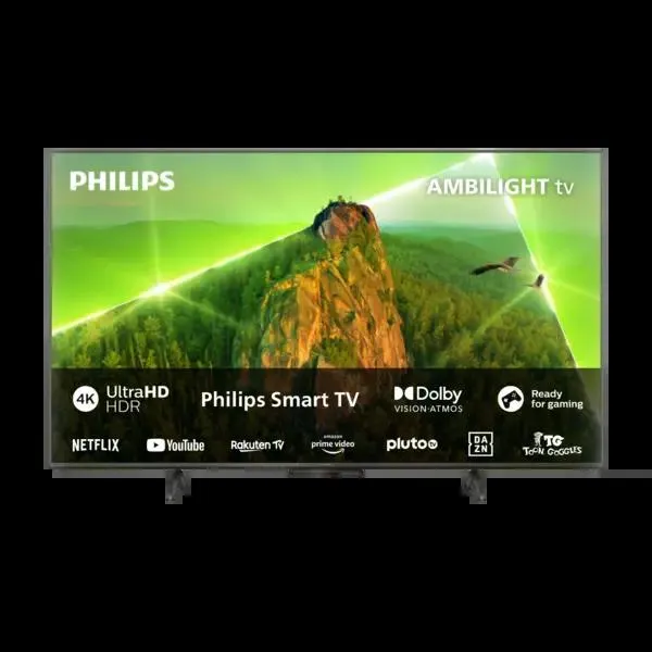 PHILIPS 43" 4K LED AMBILIGHT TV 43PUS8108