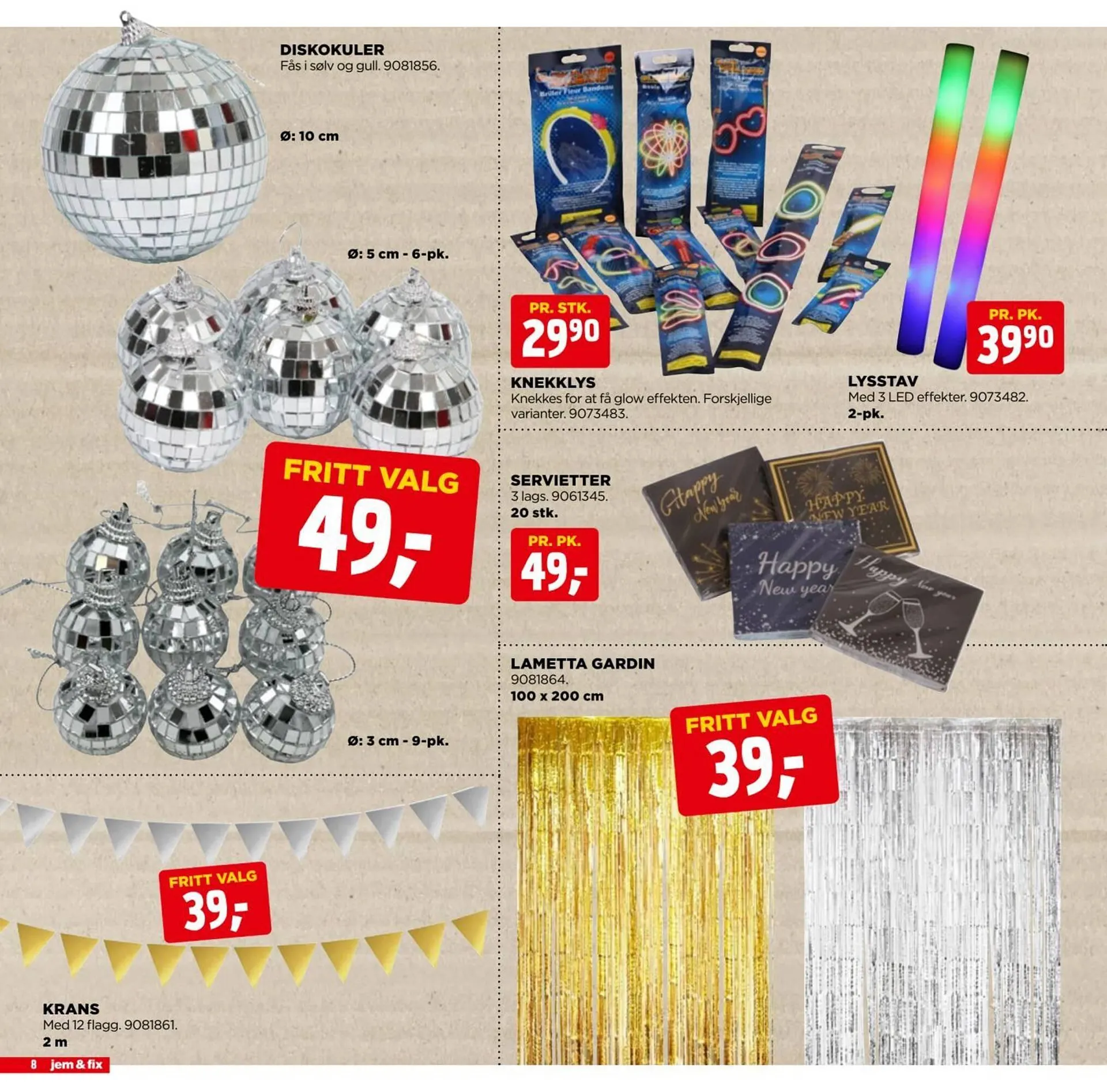 Jem & fix kundeavis fra 21. desember til 1. januar 2026 - kundeavisside 8