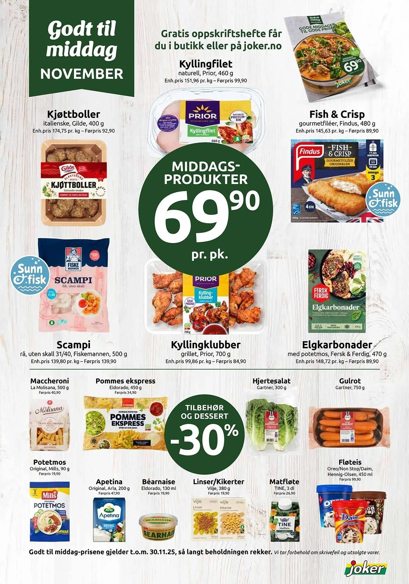 Joker kundeavis fra 4. november til 8. november 2025 - kundeavisside 10