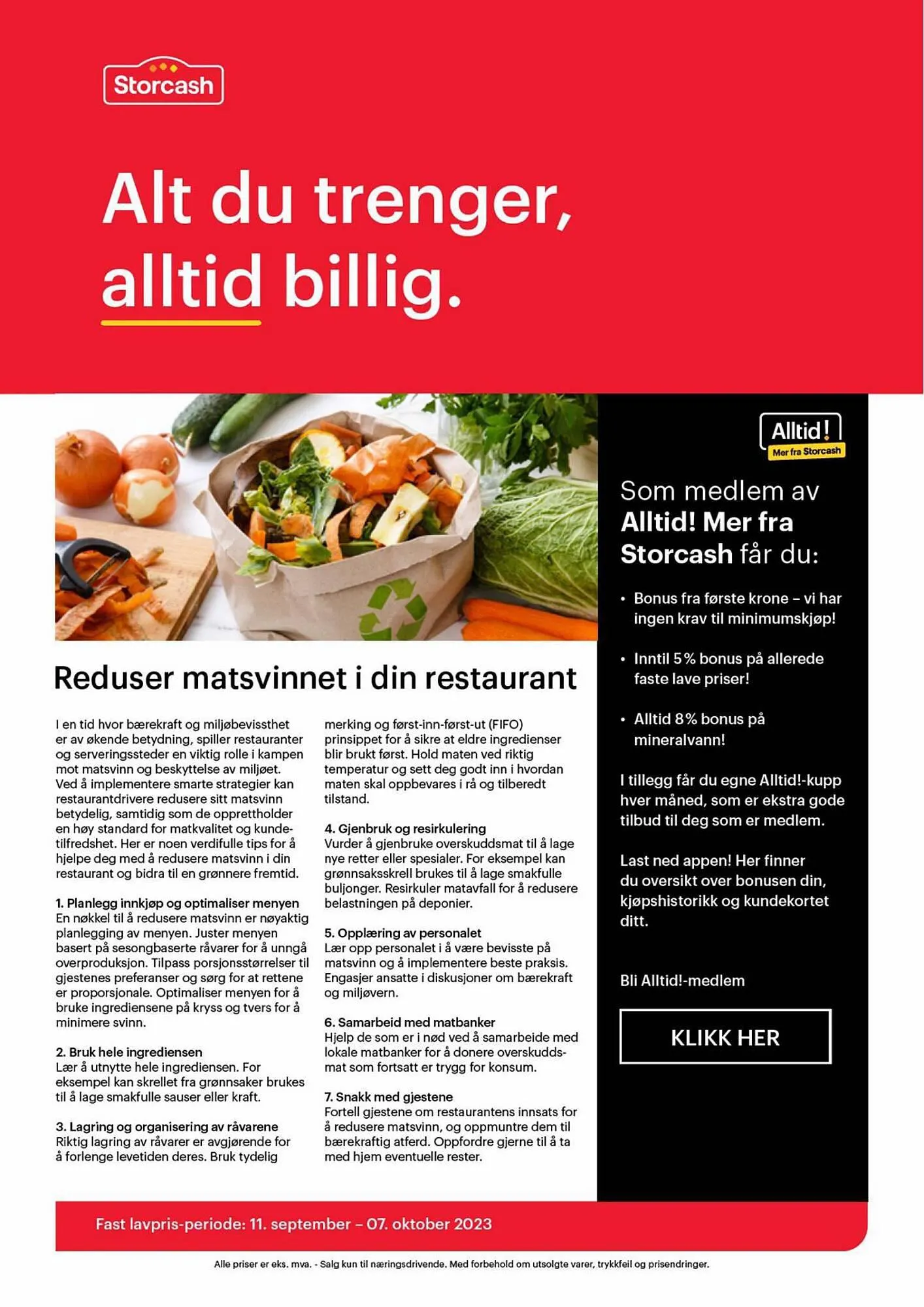 Storcash Kundeavis fra 11. september til 7. oktober 2023 - kundeavisside 20