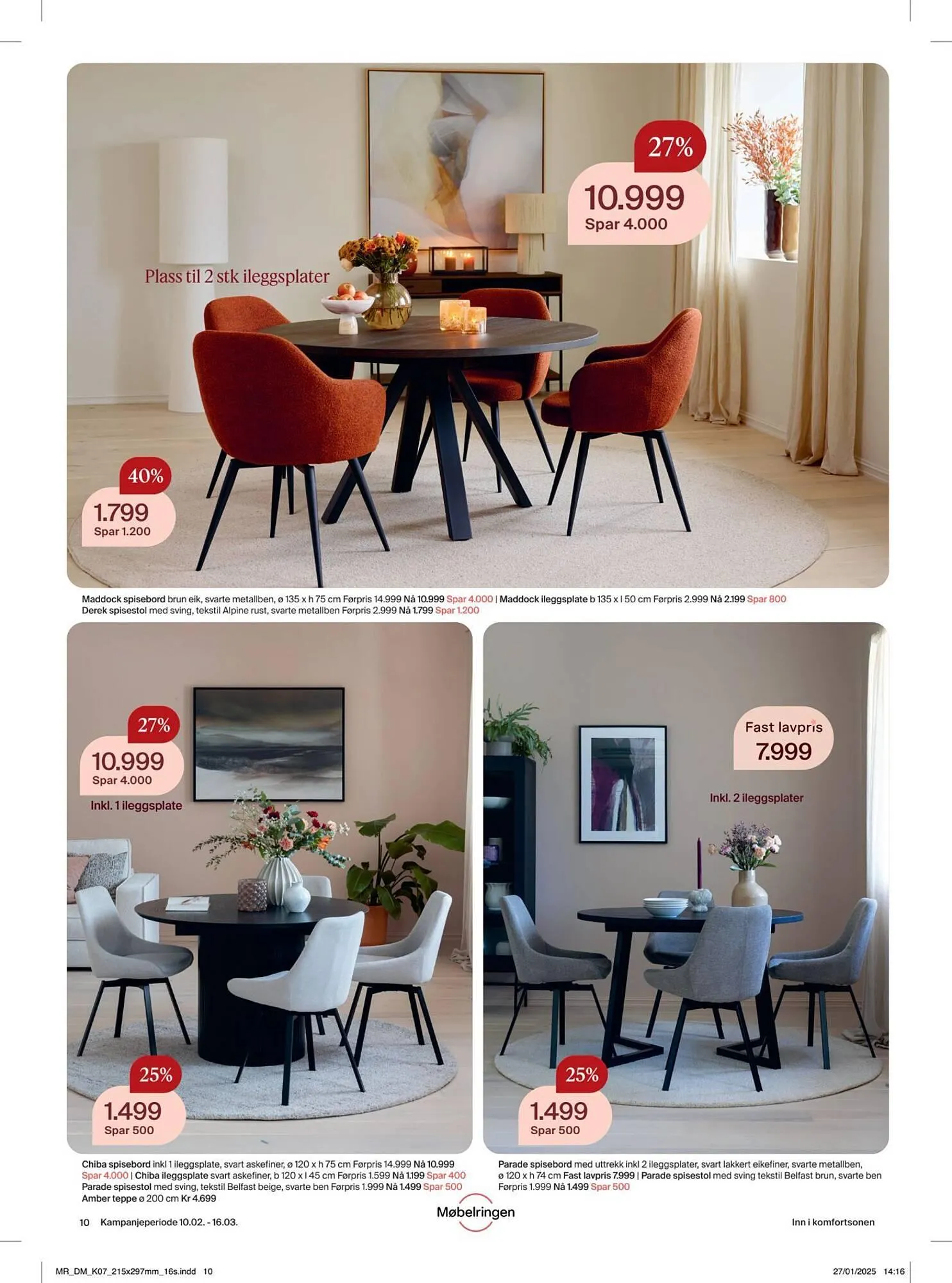 Møbelringen Kundeavis fra 9. februar til 16. mars 2025 - kundeavisside 10