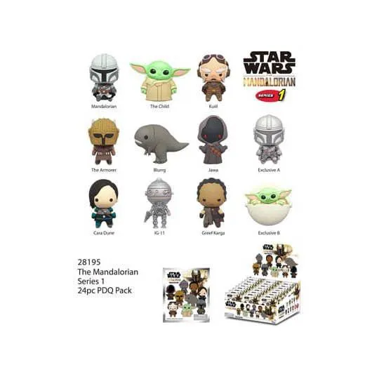 The Mandalorian PVC Bag Clip Series 1 Trading Figure