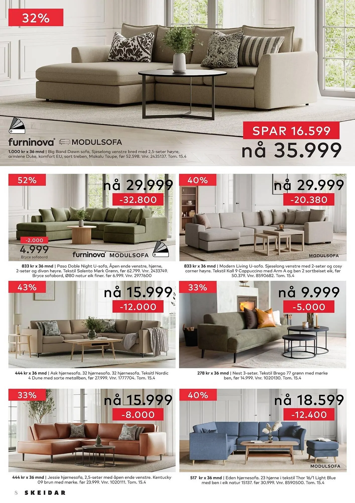 Skeidar kundeavis fra 30. mars til 15. april 2026 - kundeavisside 8