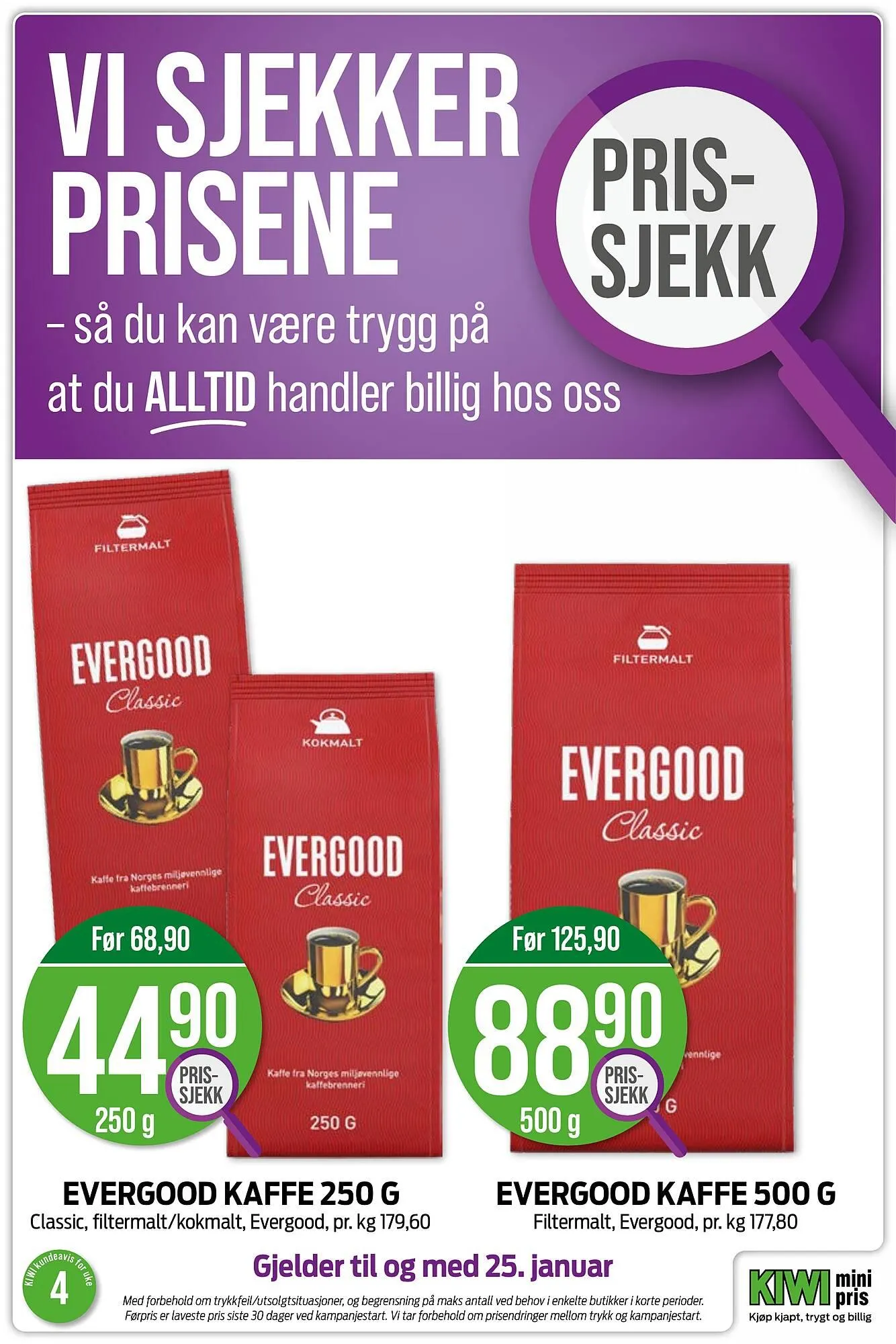 Kiwi fra 19. januar til 25. januar 2026 - kundeavisside 25