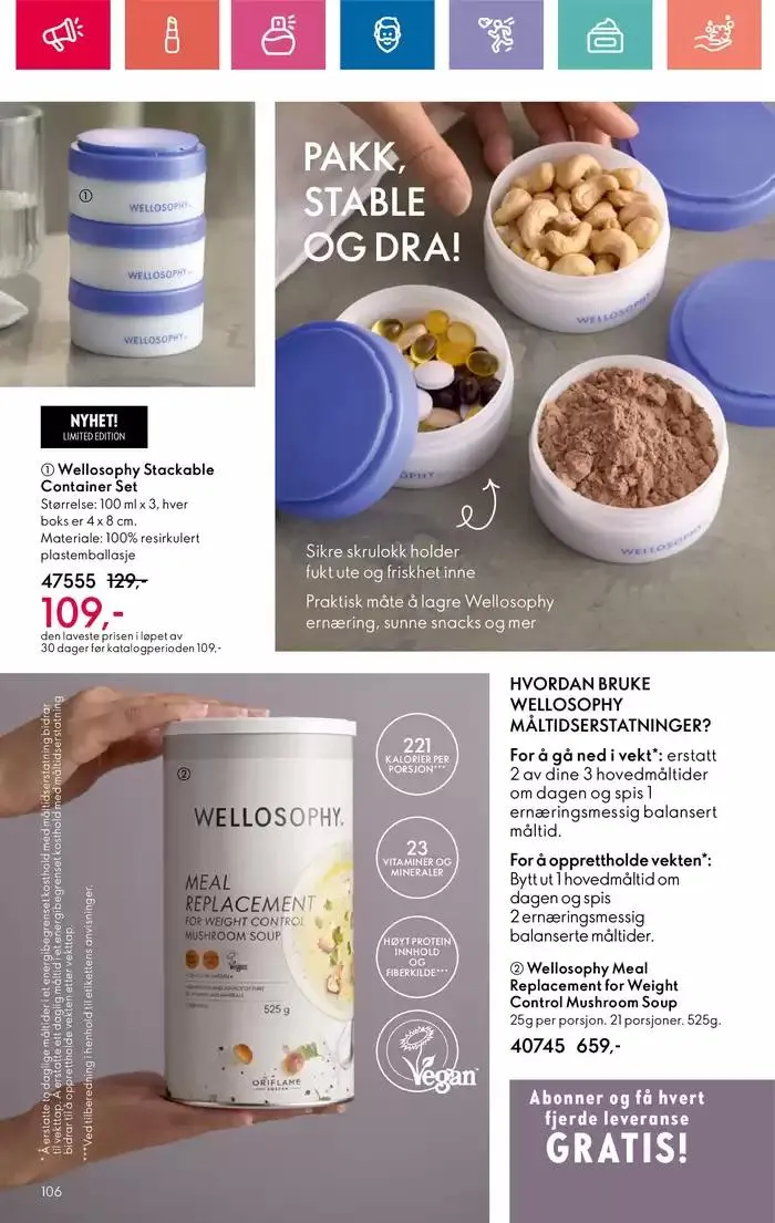 ORIFLAME Kundeavis fra 26. oktober til 9. november 2024 - kundeavisside 106