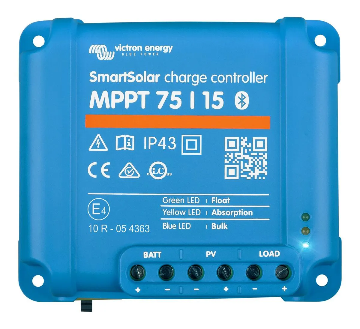 Victron SmartSolar MPPT 75/15 solcelleregulator, 12 V / 24 V