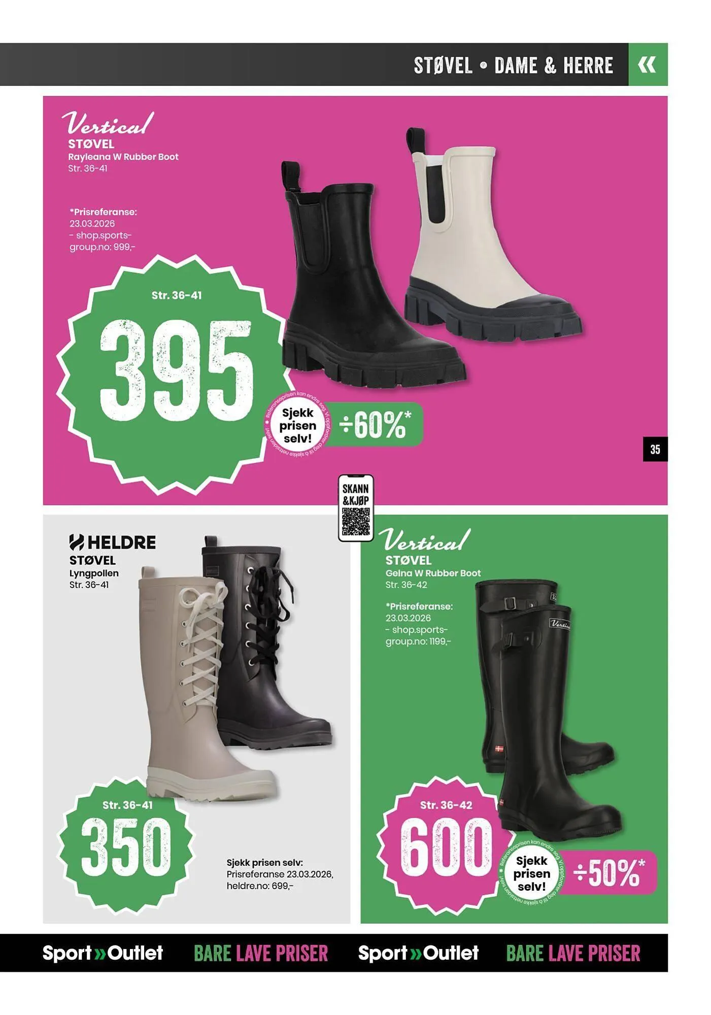 Sport Outlet kundeavis fra 14. april til 4. mai 2026 - kundeavisside 35