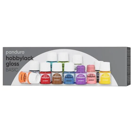 Hobbylakk Gloss Basic – 12×20 ml