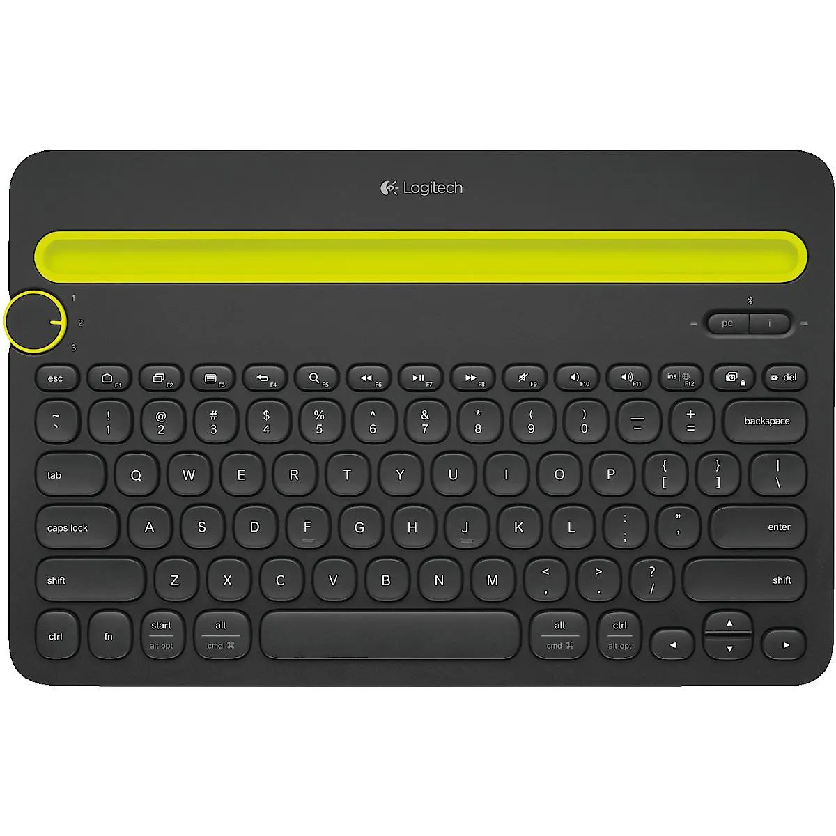 Logitech K480, Bluetooth-tastatur med stativ