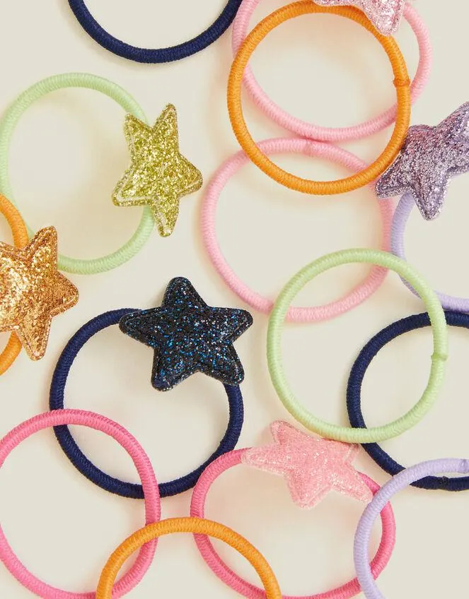18-Pack Girls Star Hair Bands