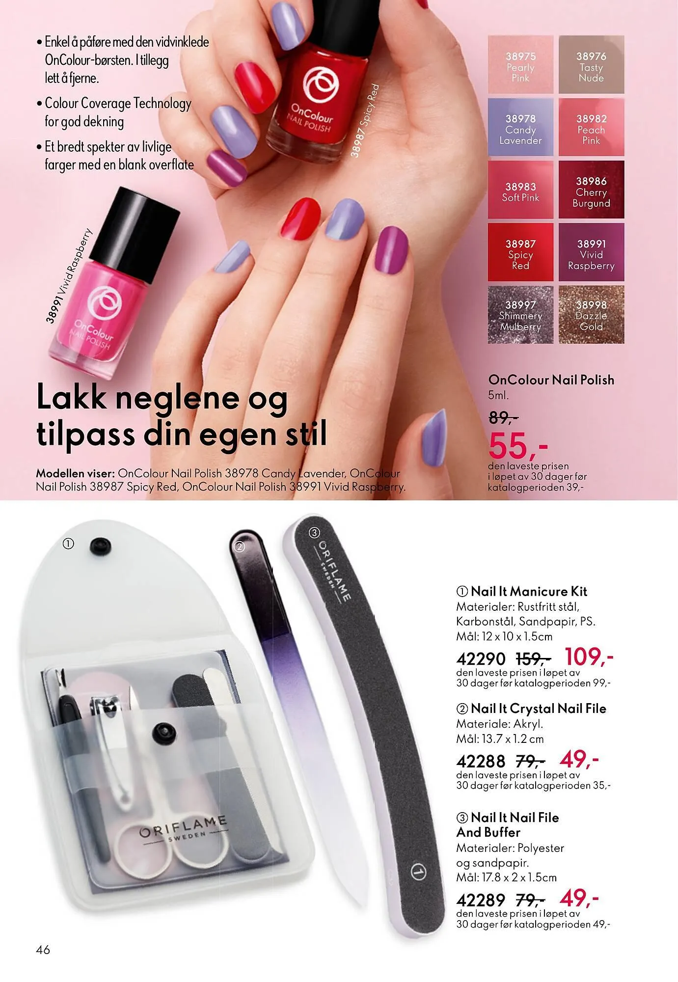 Oriflame katalog fra 29. oktober til 18. november 2025 - kundeavisside 46