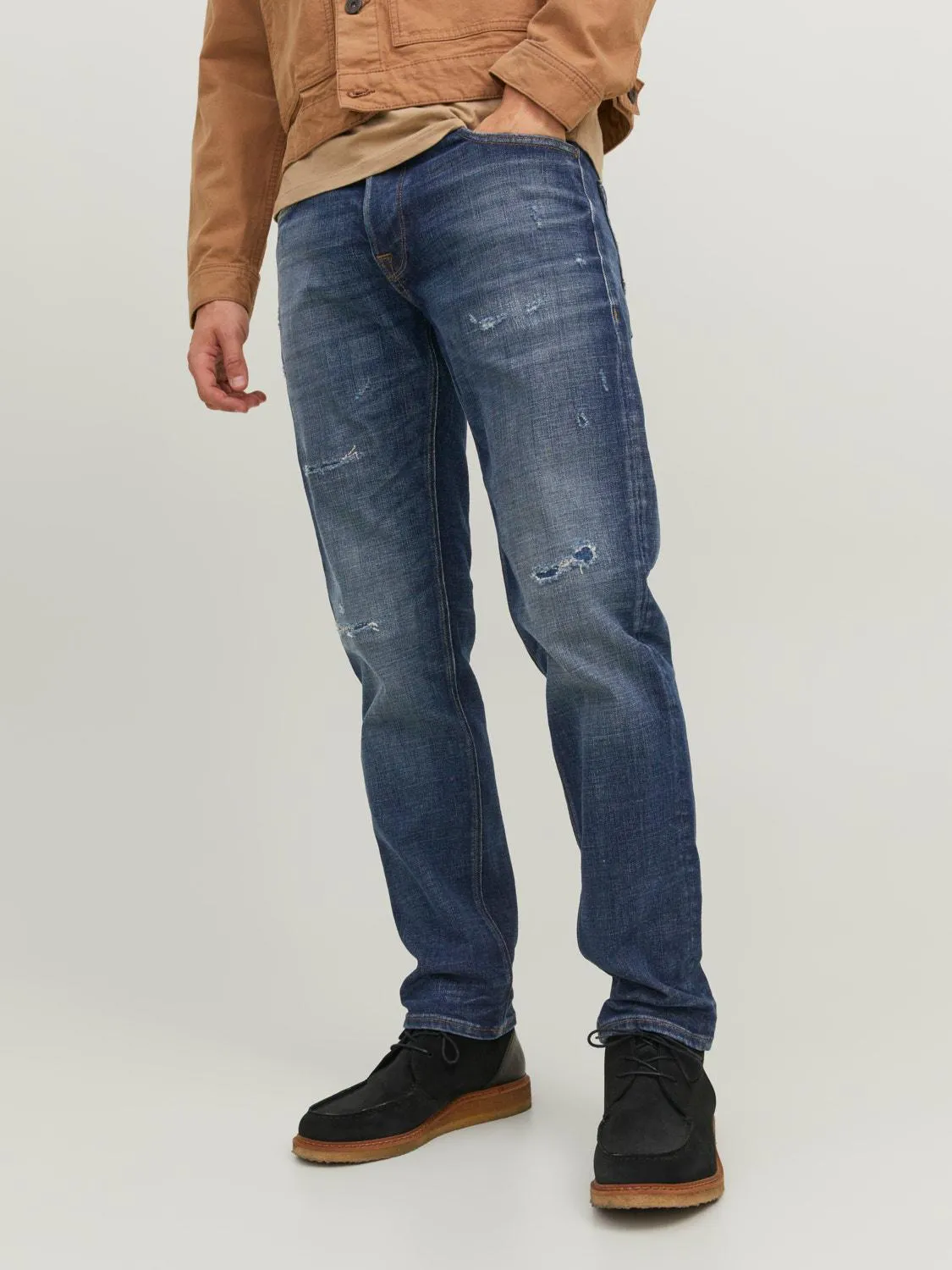 JJIMIKE JJWOOD JJ 681 Wide fit jeans